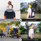 1 Pcs Child Carrier Saddle Shoulder Straps Children Travel Bag with Shoulder Straps Dad Hiking Single Shoulder Baby Carrier
