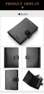 Stylish Travel Passport Bag Multi-Card Card Holder Portable Multi-Function Men's Wallet
