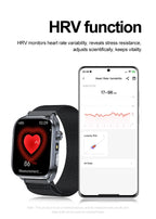 New Health Watch Uric Acid Blood Pressure Blood oxygen Body Analysis Body Fat SmartWatch ECG+PPG Bluetooth call Clock Women Men