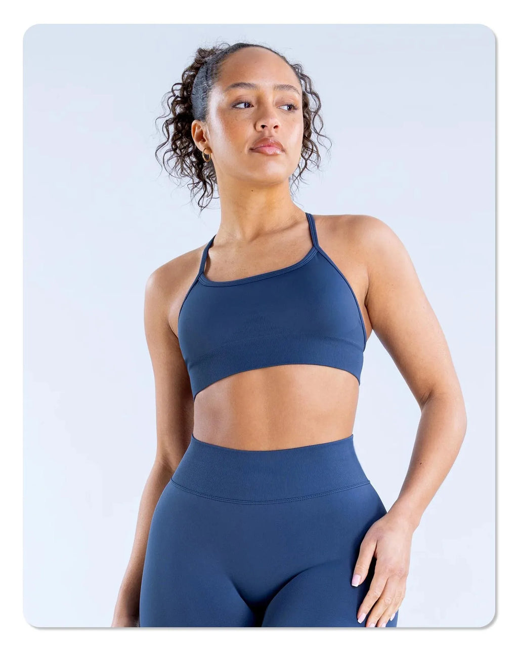 AYBL Yoga Set Seamless Yoga Set 2 Pieces Women Workout Set Scrunch Leggings Backless Sports Bra Fitness Top Gym Pants Clothes
