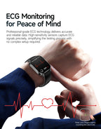 New Precise Health Care Smart Watch ECG+HRV Uric Acid Blood Lipids Emotional Perception Bluetooth Call Smartwatchs For Men Women