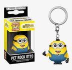 Funko Pop New Despicable Minions Me OTTO STUART KEVIN CARL Pajama Bob Agnes Pocket  Keychain Kids Toys