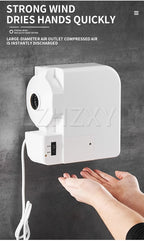 Hand dryer, fully automatic induction high-speed hand dryer, embedded in concealed wall cabinet, hand dryer combination cabinet