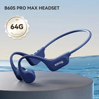 Sanag B60S Bone Conduction Earphone IPX8 Swimming Bluetooth Headphones Wireless Headset 32GB/64GB MP3 with Microphone Earbuds