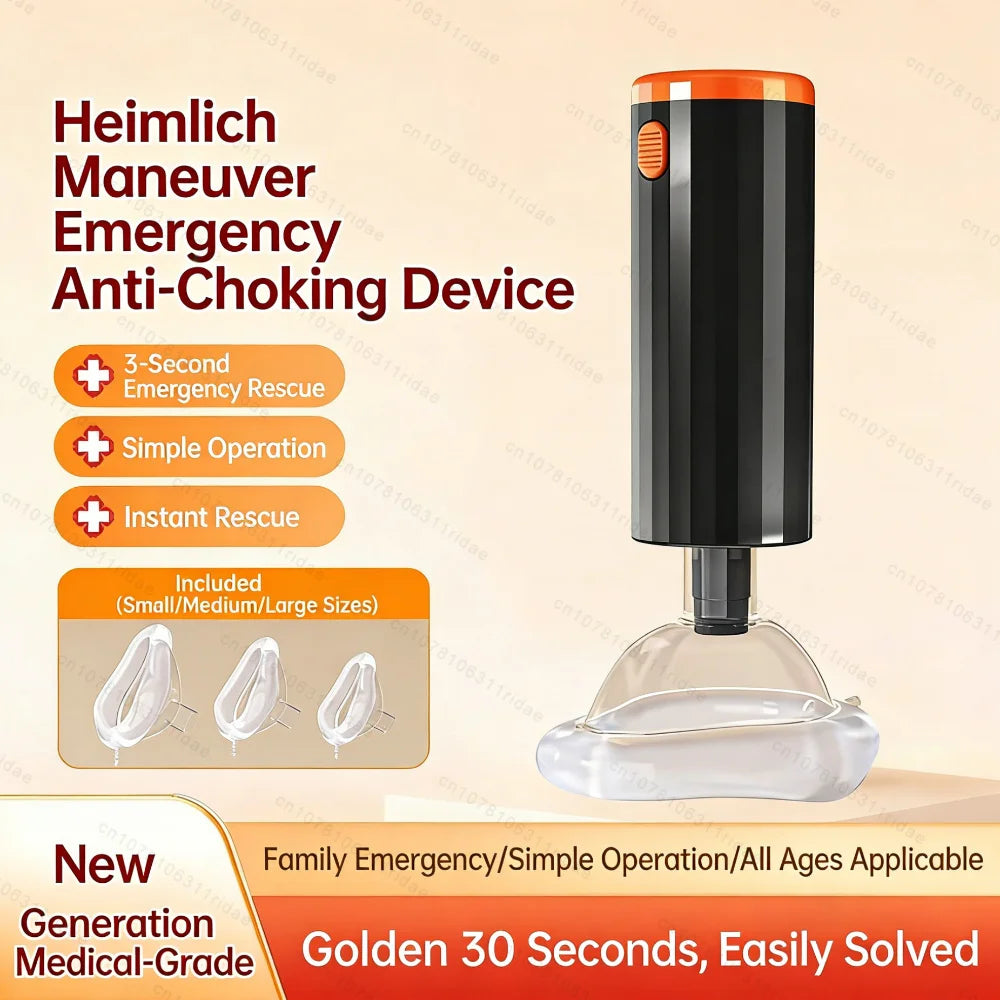 Protable Automatic Anti Asfixia Device,first Aid Kits Choking Rescue Device ,child&adult Emergency Sucker Asphyxia Rescue Tools