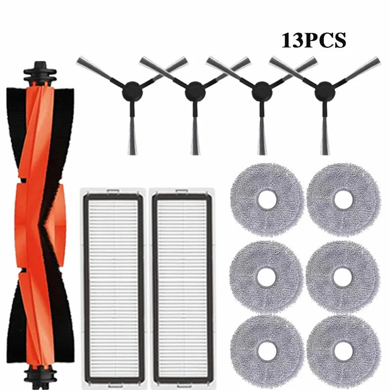 For Xiaomi Robot Vacuum S20+ / S10 Plus / B108GL / B105 Parts Accessories Main Side Brush Hepa Filter Mop Cloth Replacement