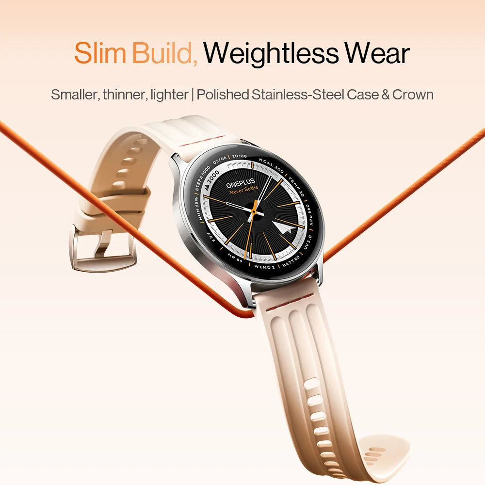 OnePlus Watch lite SmartWatch,1.46 inches Display,59g,10 Days of Reliable Power,Heart Rate,Blood Oxygen Monitorin