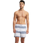 ESCATCH 2026 New Arrival Mens Swimming Trunks Compression Liner 2 in 1 Printing Quick-Dry Gym Sports Mens Shorts Zipper Pockets