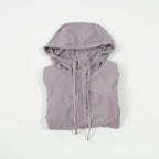 Women's hooded breathable outdoor running fitness yoga suit, woolen cardigan long sleeved top