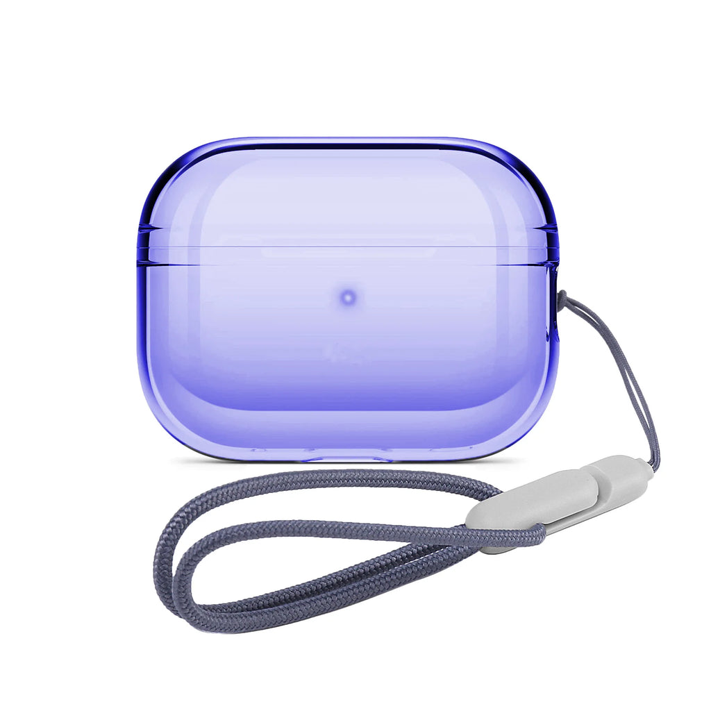 Clear Silicone Case for Airpods Pro 2 2022 Transparent Soft TPU Cover Case With Rope Earphone Accessories for Apple Airpod Pro 2