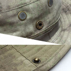 2Pcs/Set Men's Sun Protection Wide Brim Hat With Balaclava Mix Set Breathable Hunting Hat Outdoor Camping Hiking Fishing Cap