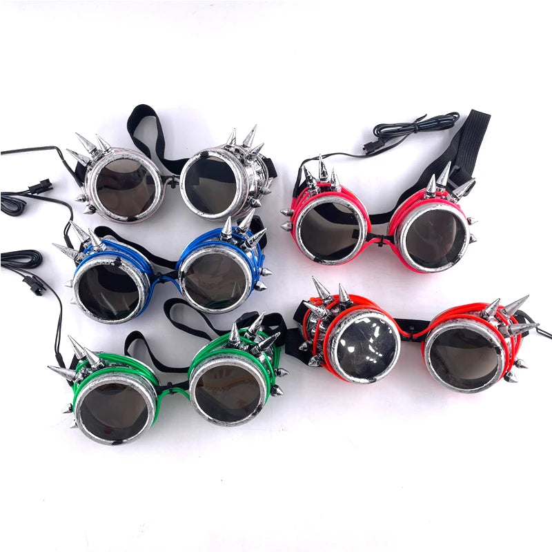 Japan Anime Detective Conan LED Light up Glasses color change funny Luminous crossdresser glasses Cosplay men Novelty Costumes