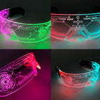 Japan Anime Detective Conan LED Light up Glasses color change funny Luminous crossdresser glasses Cosplay men Novelty Costumes