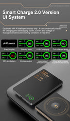 QI 2.1 Magnetic Powerbank Wireless Fast Charing Spare Portable External Battery for iPhone 12-17 Pro Watch Airpods 5000/10000mAh
