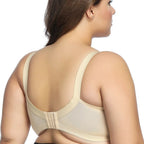 Large Size Sexy Bra for Women Ladies Underwear Translucent Lace Chiffon Wireless Minimizer Lingerie Brassiere Bralette Tops