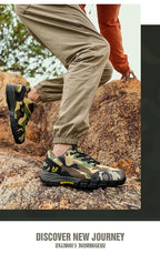 Men Casual Shoes Summer Outdoor Sneakers Women Footwear Trainer Camouflage Shoe Anti Slip Wear-Resistant Hiking Footwear