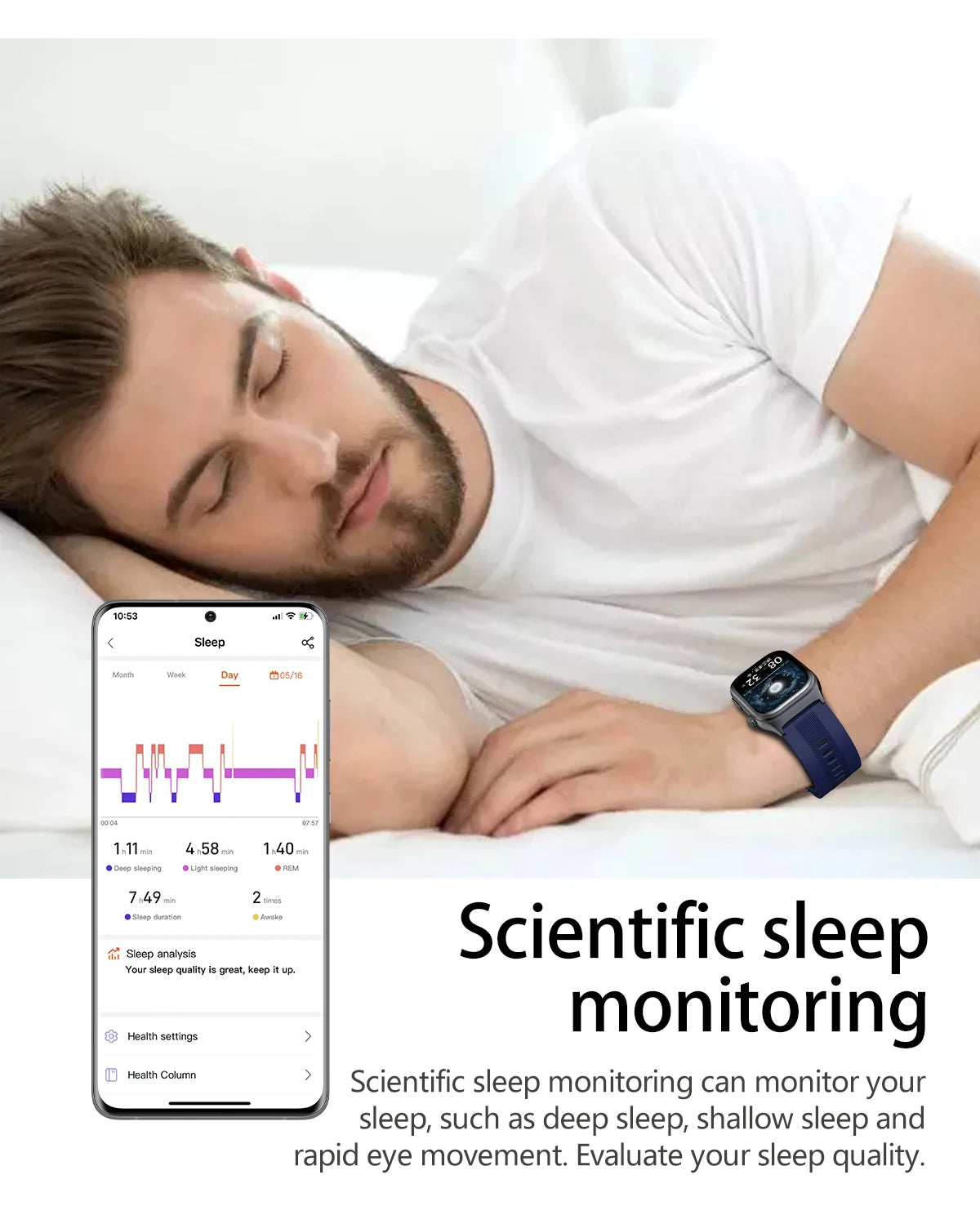 2026New Health Watch Blood Pressure Accurate Measure Smart Watches Men Uric Acid Blood Lipids waterproof Airbag Smartwatch Women
