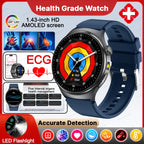 New Accurate ECG Smart Watch Blood Lipids Five Viscera Health Check Body Temperature BT Call Sports Smart Watches For Men 2026