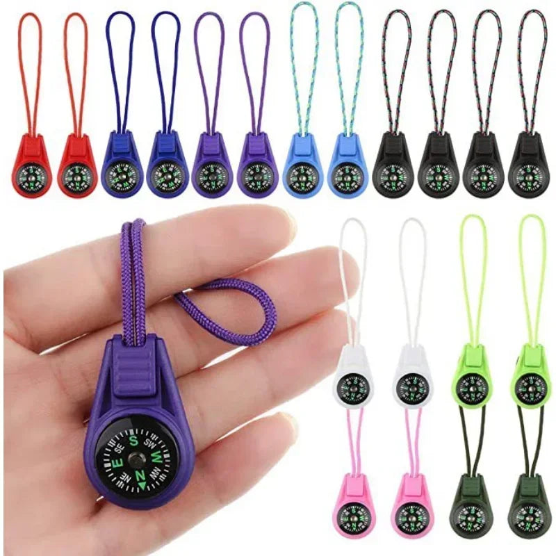 Mini Tactical Compass Keychain Outdoor Survival Tool for Camping Hiking Adventure - Pocket Navigator for Hunting & Climbing