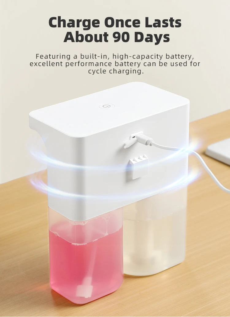 New Automatic Dishwashing Liquid Sensor Kitchen Double Head Gel Foam Hand Sanitizer Soap Dispenser Wall Hanging