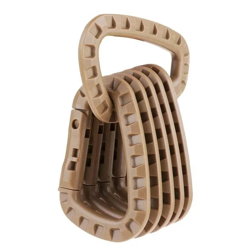 Tactical Carabiner Carabina Karabiner Clip Plastic Cadet Hiking Camping Main image