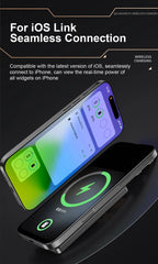 QI 2.1 Magnetic Powerbank Wireless Fast Charing Spare Portable External Battery for iPhone 12-17 Pro Watch Airpods 5000/10000mAh