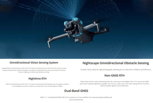 DJI Mini 5 Pro Ultra-Light & Folk Drone 4K/60fps HDR Video Camera Drone Under 250g Extended Battery Life