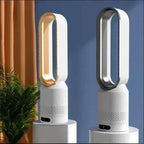 2026 Ultra-Silent Bladeless Fan Air Purification & Circulation Tower Fan for Dormitory Desk Floor Bedroom