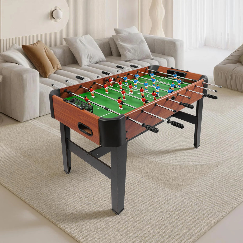 Foosball Table Soccer Table Game 8 Rods Tabletop Football Game 47x24in Indoor Entertainment for Kids Adults Home Game Room
