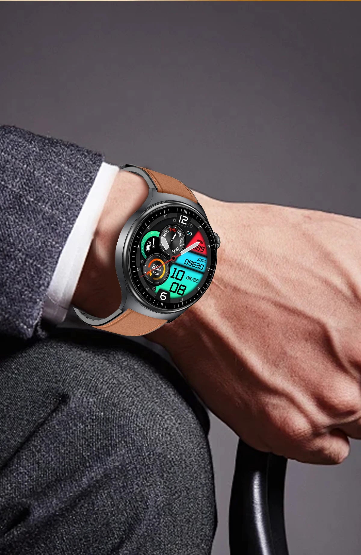 New Accurate ECG Smart Watch Blood Lipids Five Viscera Health Check Body Temperature BT Call Sports Smart Watches For Men 2026