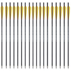 Carbon Crossbow Arrow with Replaced Arrowhead, Archery Bolts, Shooting Accessories, Hunting, ID8.8, OD7.6, 20"
