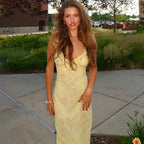 Cryptographic Summer Floral Print Plunge Maxi Dress Outfits Sexy Backless Fairy Sun Dresses Vacation Beachwear Vestido Coquette