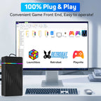 3TB Portable Gaming HDD LaunchBox/Retrobat/Playnite Retro Game Console with 17300+ AAA/3D/Retro Games for PS4/PS3/PS2/Switch/Wii