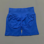 HISTELLO Impacts Shorts 4.5" Women Fitness Sports Biker Shorts Low Waist Gym Short Workout Scrunch Butt Yoga Seamless Leggings