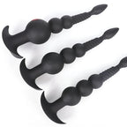 3-10cm Huge Anal Plug with Tail Sex Toys for Adult Games Couples DIY Cosplay Big Butt Plug Silicone Soft Long Anal Beads Women