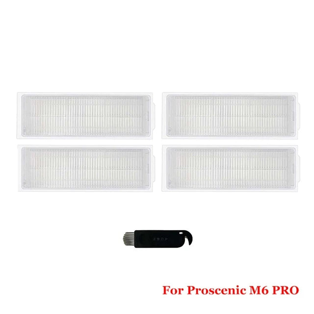 Accessories For Proscenic M6 Pro Robot Vacuum Cleaner Part Main Side Brush Hepa Filter Mop Cloth Pad Replacement Spare Parts