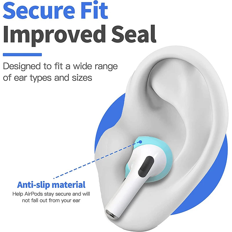 For AirPods Pro 2 Silicone Protective Case Skin Covers Earpads For Apple AirPod 2 Generation Ear Tips Earbuds Covers Accessories