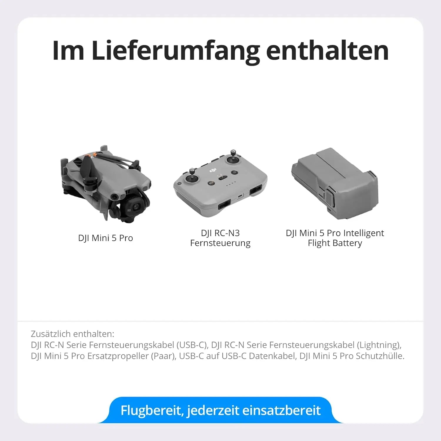 DJI Mini 5 Pro Ultra-Light & Folk Drone 4K/60fps HDR Video Camera Drone Under 250g Extended Battery Life
