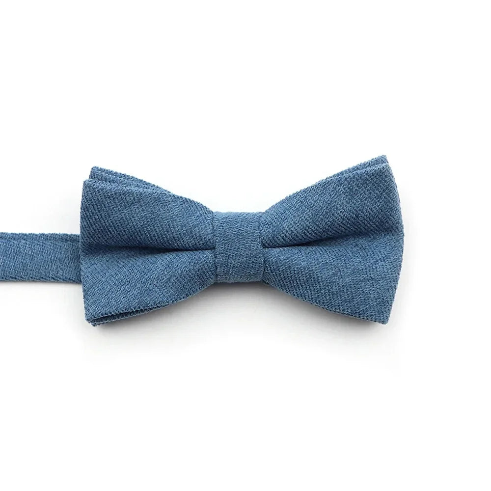 NEW Macarons Suede Bow Tie Adult Child Solid Color Men Bow Tie Super Soft Suede Classic Shirts Bowtie Bowknot