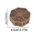 A classic intellectual metal puzzle toy, a difficult educational game toy for Christmas, Thanksgiving and birthday gifts