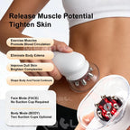 Electric Fat Cellulite EMS Removal Abdomen Massage Device Strong Suction Deep Tissue Body Sculpting Massager Tool Anti Cellulite