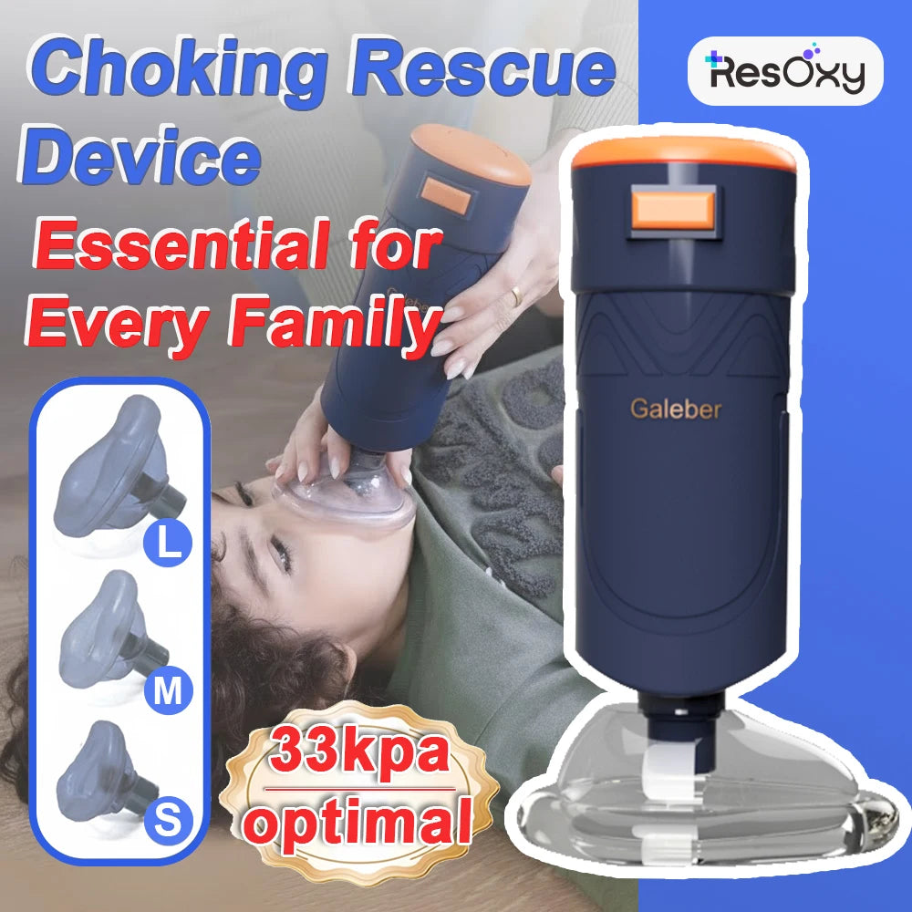 Resoxy Anti Choking Device Heimlich Suction Rescue Device for Kids & Adults Portable Airway Clearance Tool Emergency First Aid Main image