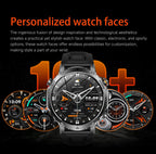 2026 New TANK Ultra 1400mAh Battery Military Smart Watch 10ATM Waterproof Heart Rate Tactical LED Flashlight Men Sports Bracelet