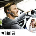 YYK-520 Wireless Headphones Business Bluetooth 5.3 Earphones Hands-free Call Mic Noise Cancelling Headset Earbuds for Driving