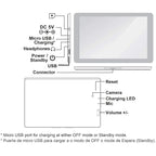 11.6 INCH RCT6716 WIFI Tablet PC 2GB RAM 32GB ROM Android 10.0 MT8167 CPU WIFI 768 x 1368 IPS Screen Quad  Core