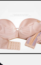 2024 New Sexy Lingerie Set for Women Strapless Push Up Bra Seamless Invisible Underwear Backless Wedding Dress LaceNo Show Panti