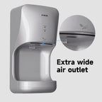 AIKE Automatic Hands Dryer with Drip Tray Wall Mounted High Speed Drying Machine 10-15s Quick Dry Hands Model AK2632 1400-1650W
