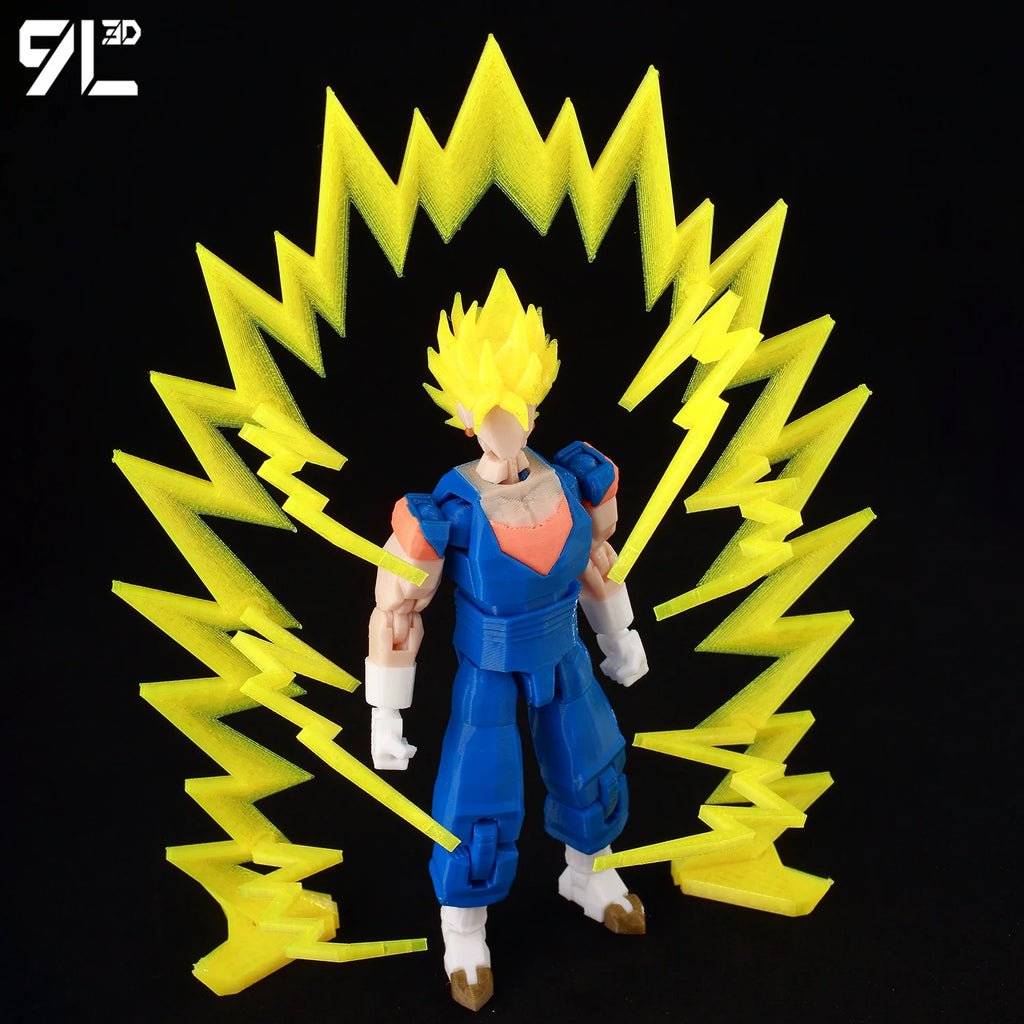 9L3D Printed Dragon Ball Son Goku Vegeta Beerus Frieza Anime Lucky13 Dummy13 Titan13 Action Figures Multi-Jointed Movable Toys