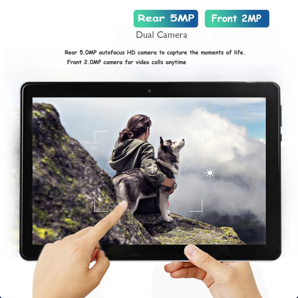 BDF Hot Sales New 10.1 Inch Tablets Octa Core 4GB RAM 64GB ROM Dual SIM Cards 3G Phone Call WiFi Bluetooth Google Play Tablet Pc