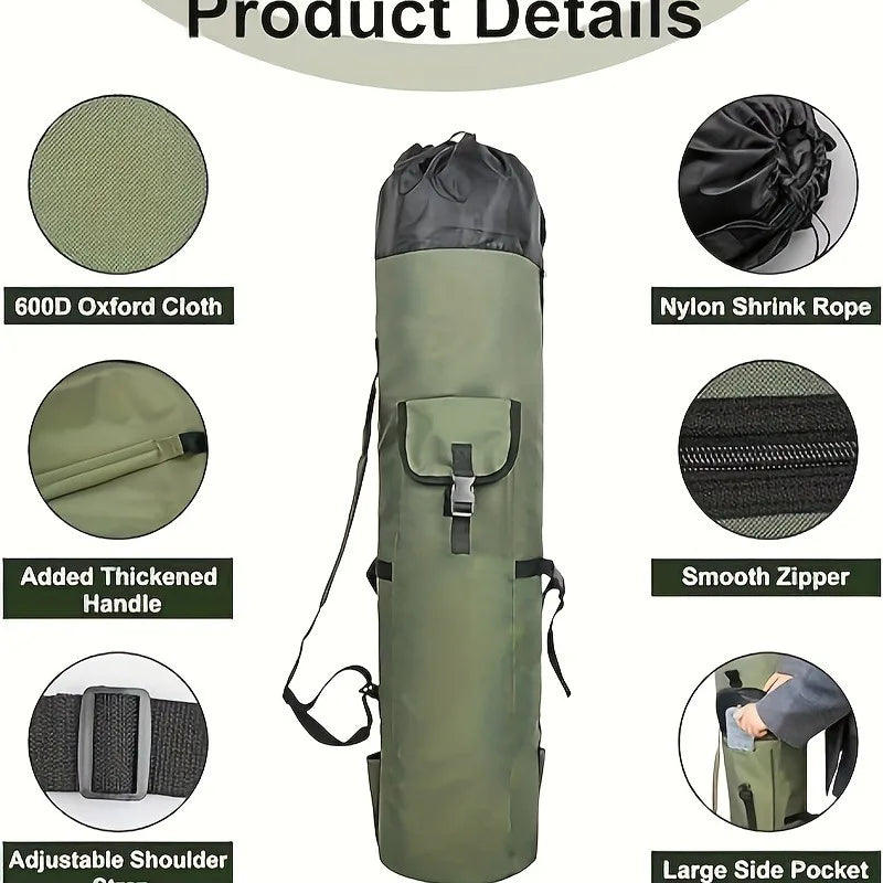Fishing Rod Bag Durable Folding Fishing Tackle Carry Bag Multifunction Large Capacity High Quality Rod Case